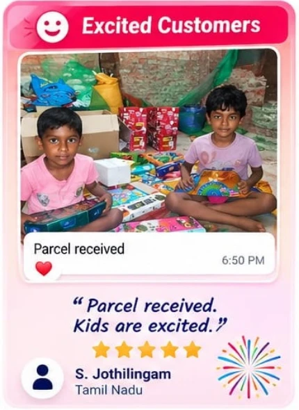 Excited customers